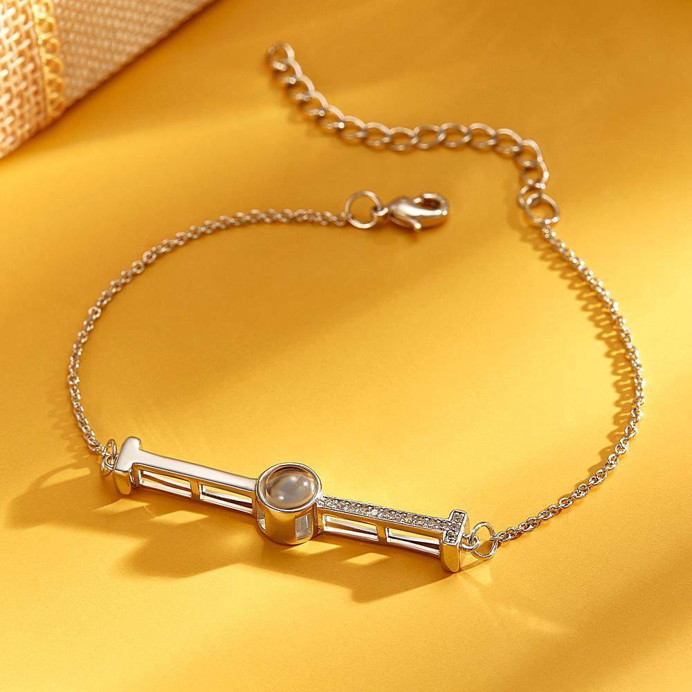 Pulsera De Proyección De Fotos Personalizada, Regalos Simples Para Parejas De Aniversario - soufeeles