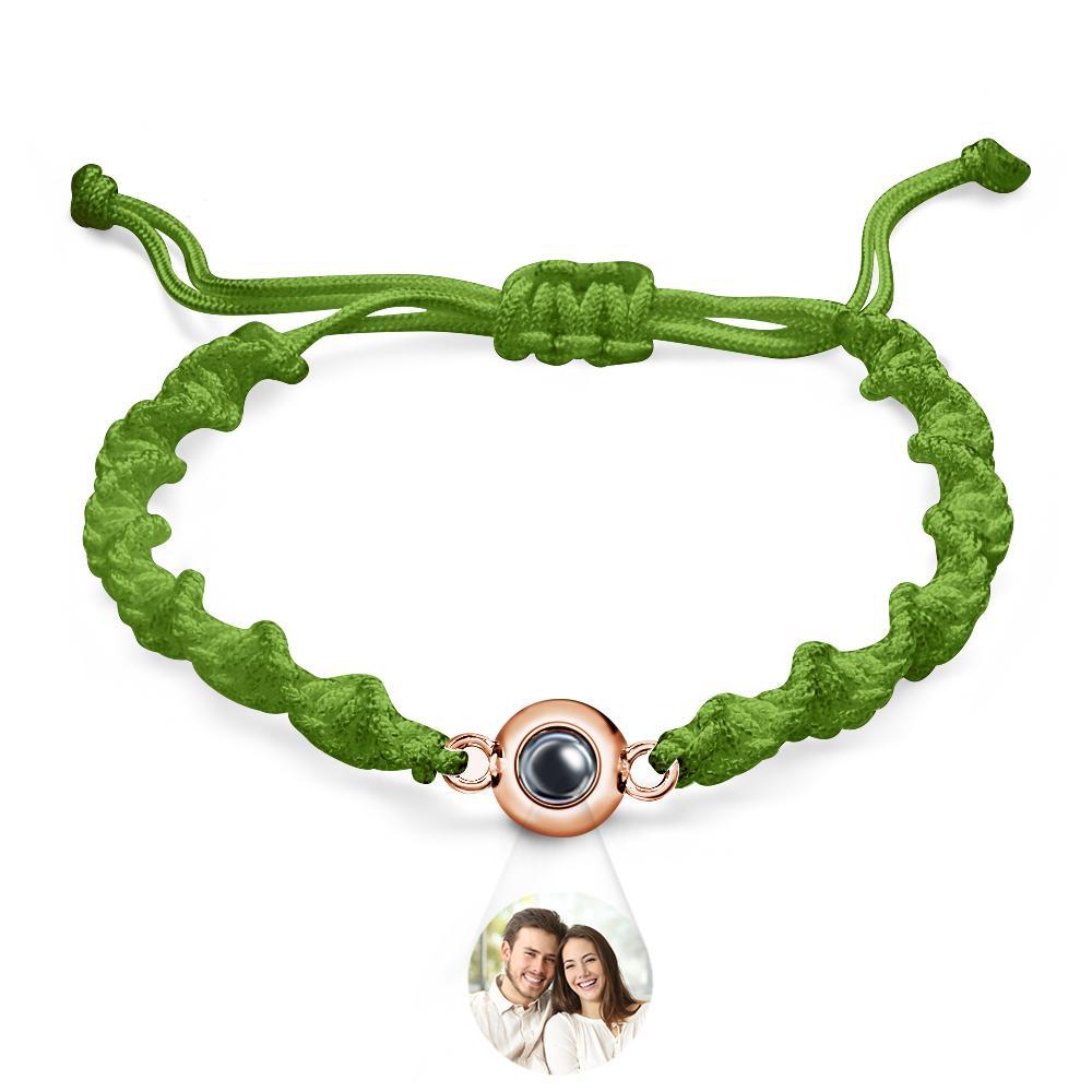 Pulsera De Proyección Personalizada Tejido Deportivo Regalo Simple - soufeeles