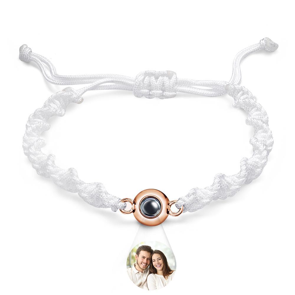Pulsera De Proyección Personalizada Tejido Deportivo Regalo Simple - soufeeles