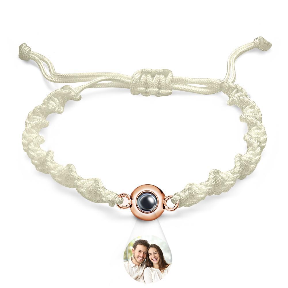 Pulsera De Proyección Personalizada Tejido Deportivo Regalo Simple - soufeeles
