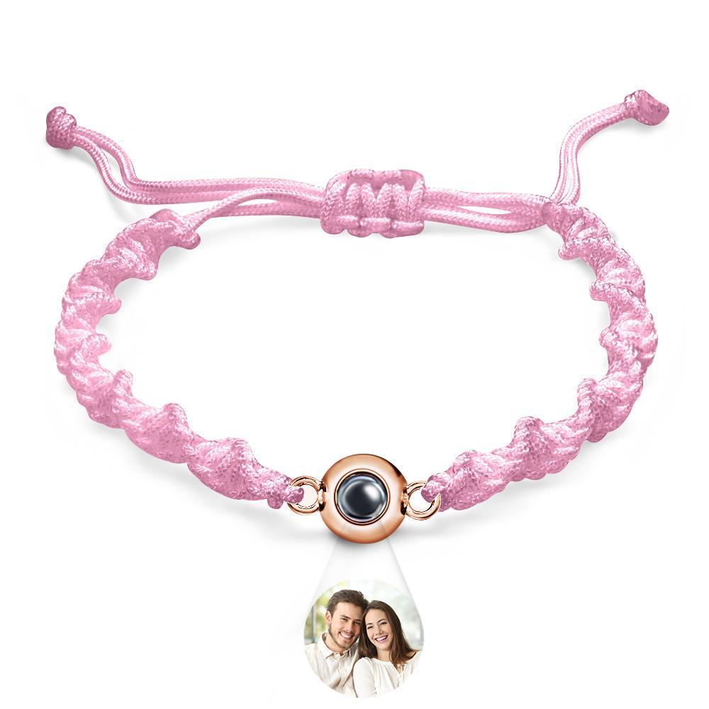 Pulsera De Proyección Personalizada Tejido Deportivo Regalo Simple - soufeeles