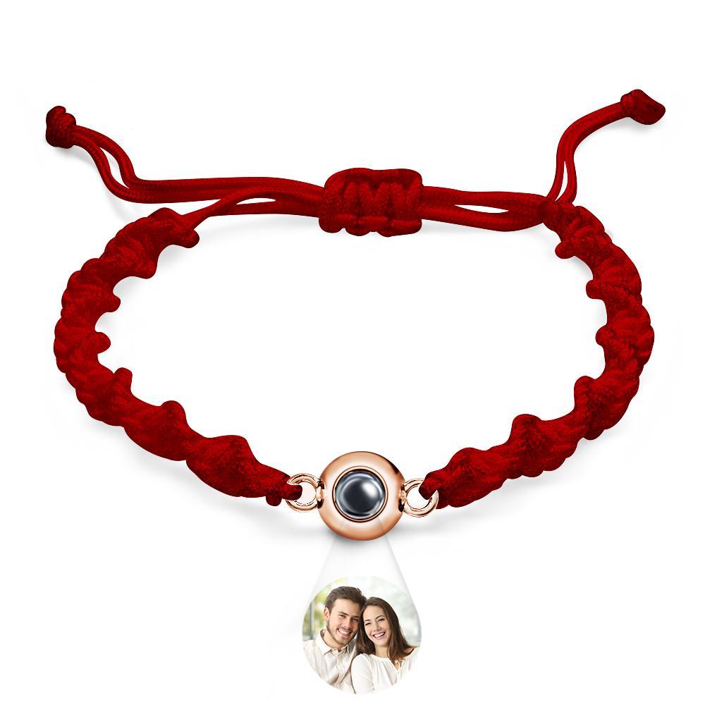 Pulsera De Proyección Personalizada Tejido Deportivo Regalo Simple - soufeeles