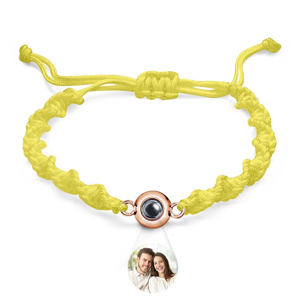Pulsera De Proyección Personalizada Tejido Deportivo Regalo Simple - soufeeles