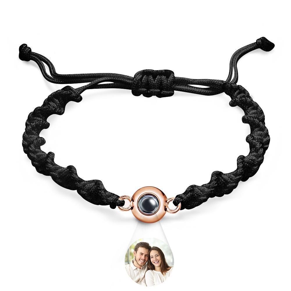 Pulsera De Proyección Personalizada Tejido Deportivo Regalo Simple - soufeeles