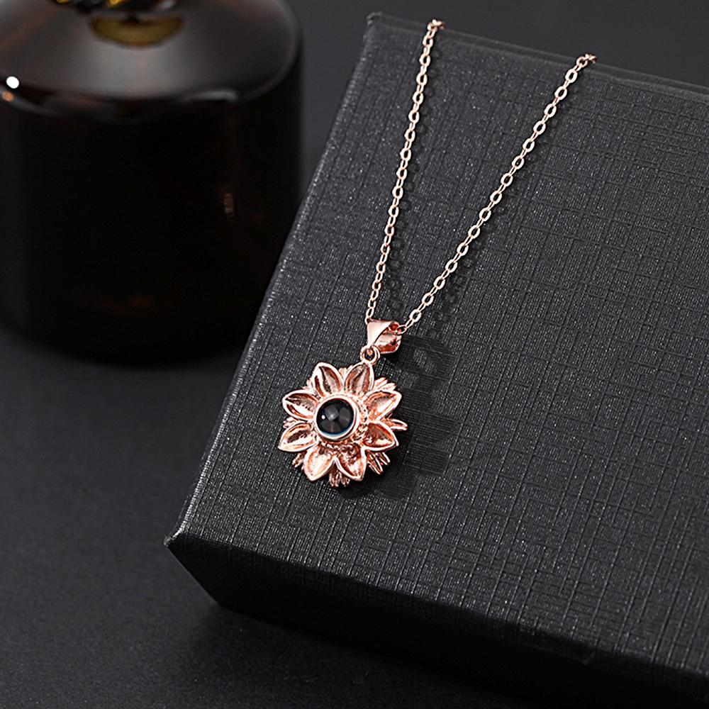 Collar De Proyección De Imágenes Personalizado Con Regalo De Forma Especial Para Su Persona Favorita - soufeeles