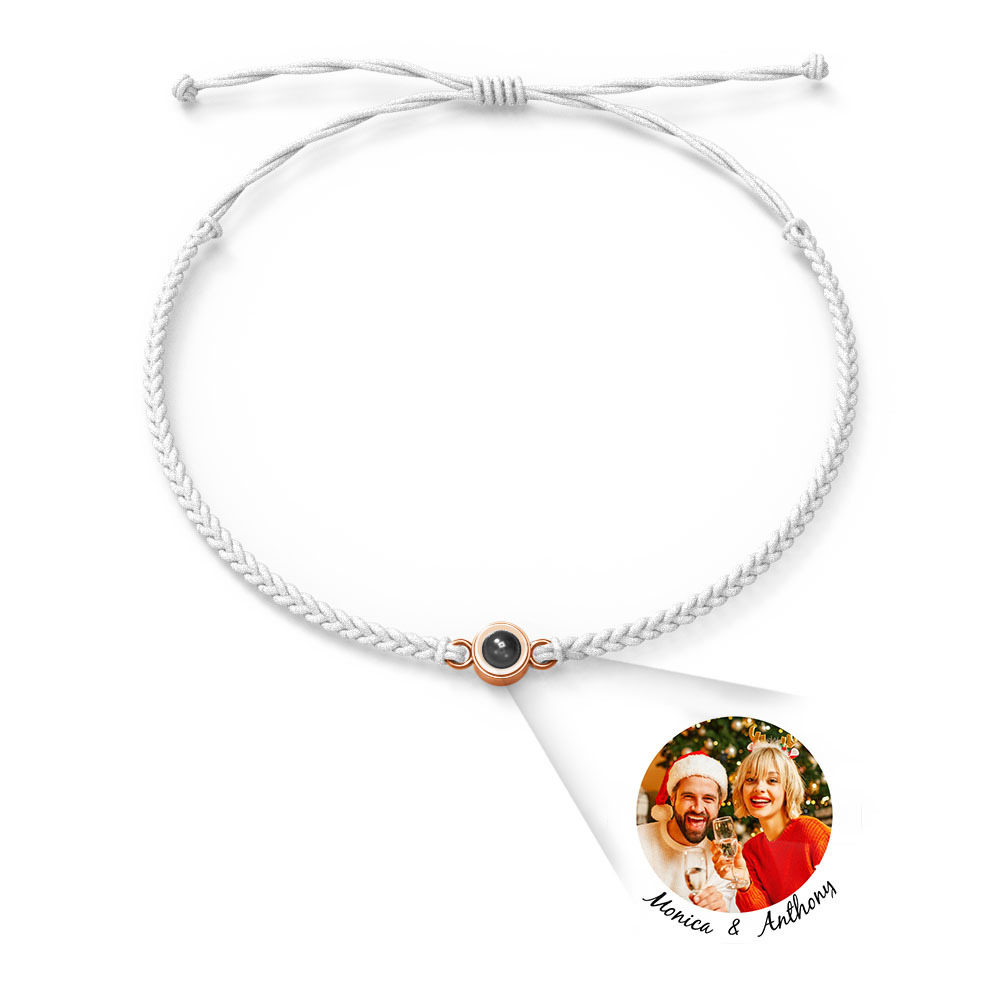 Pulsera Personalizada Con Dijes De Proyección De Fotos Estilos De Múltiples Colores Te Amo En 100 Idiomas Joyería Fotográfica Minimalista Regalo De Cumpleaños Para Ella - soufeeles