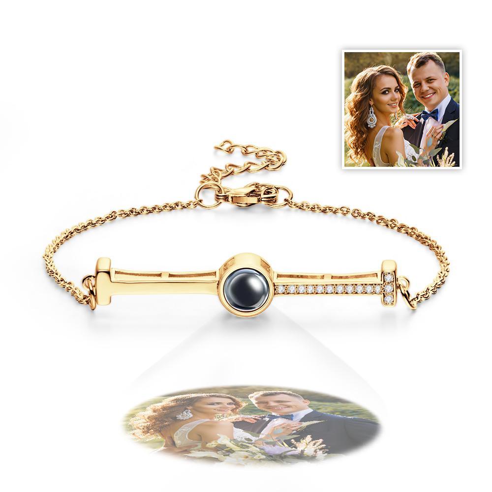 Pulsera De Proyección De Fotos Personalizada, Regalos Simples Para Parejas De Aniversario - soufeeles