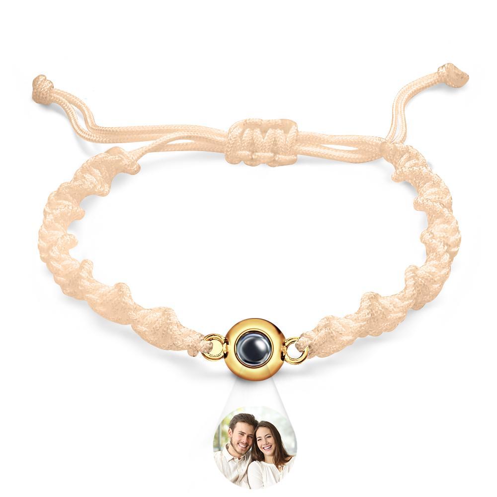 Pulsera De Proyección Personalizada Tejido Deportivo Regalo Simple - soufeeles