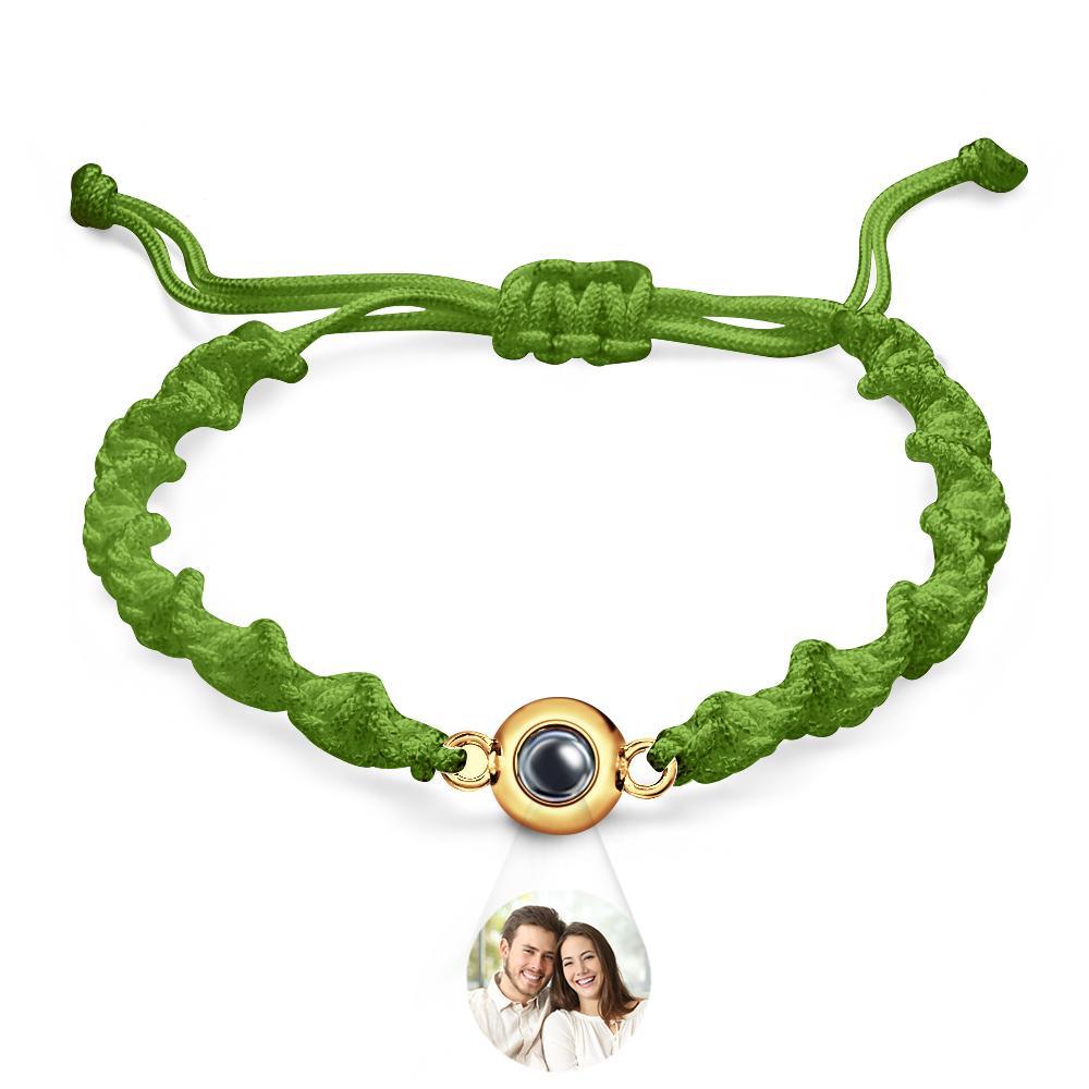 Pulsera De Proyección Personalizada Tejido Deportivo Regalo Simple - soufeeles