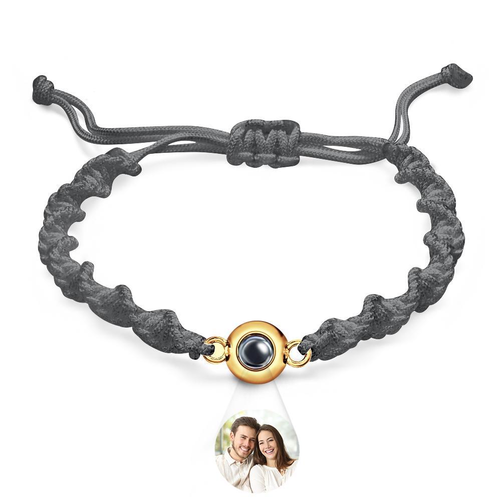 Pulsera De Proyección Personalizada Tejido Deportivo Regalo Simple - soufeeles