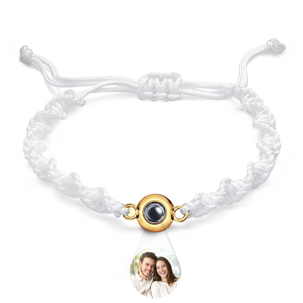 Pulsera De Proyección Personalizada Tejido Deportivo Regalo Simple - soufeeles