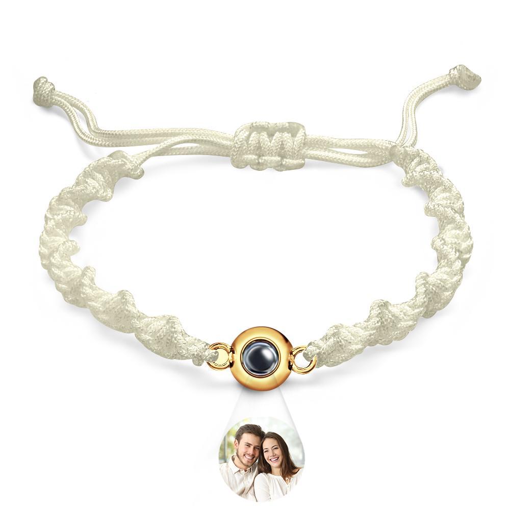 Pulsera De Proyección Personalizada Tejido Deportivo Regalo Simple - soufeeles