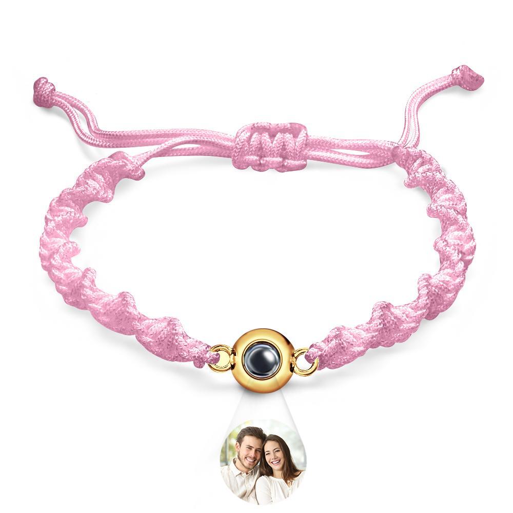 Pulsera De Proyección Personalizada Tejido Deportivo Regalo Simple - soufeeles
