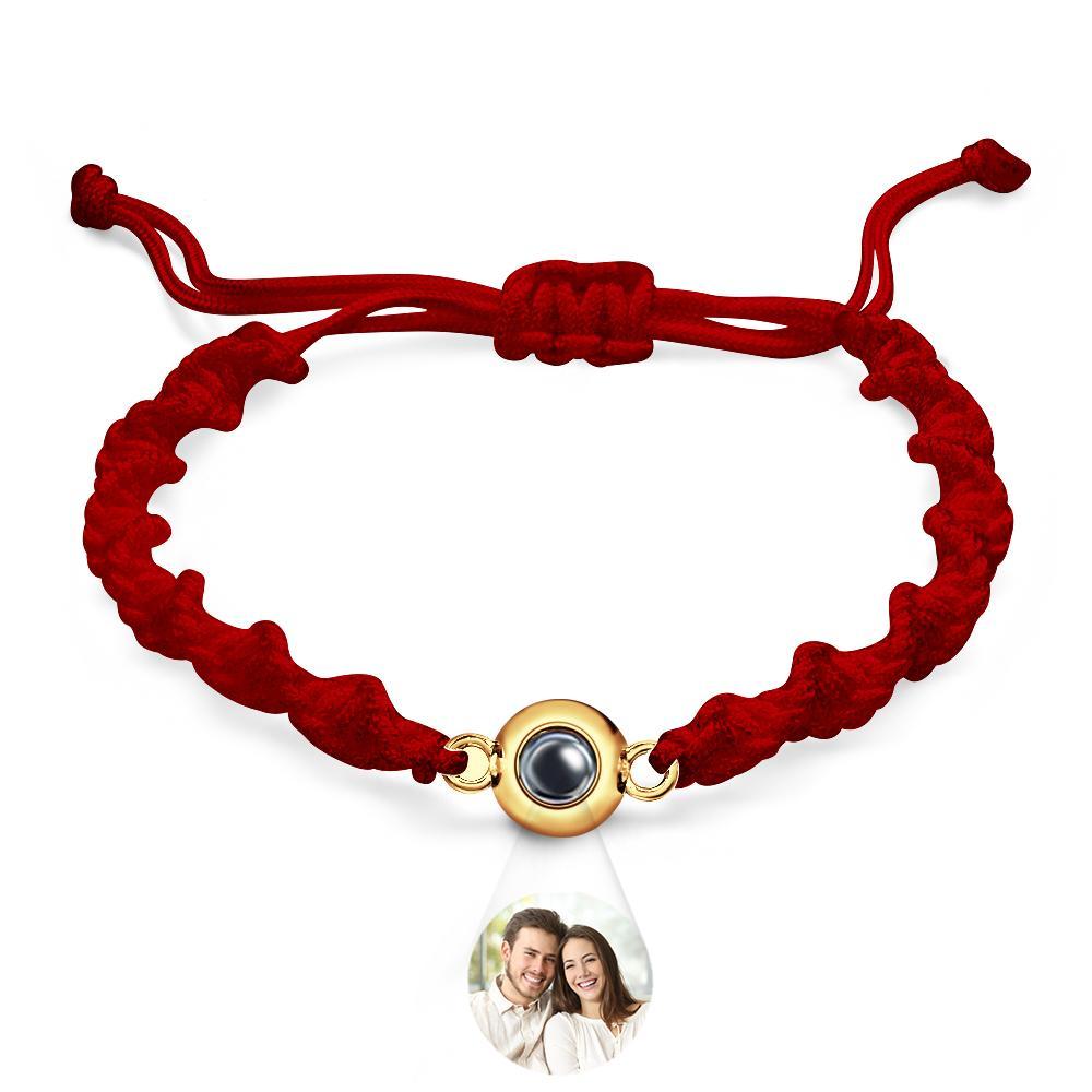 Pulsera De Proyección Personalizada Tejido Deportivo Regalo Simple - soufeeles