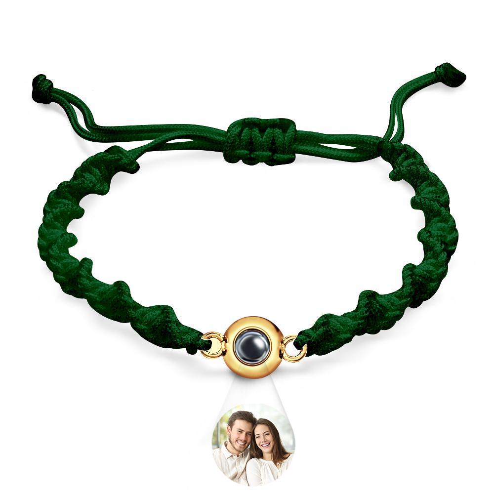 Pulsera De Proyección Personalizada Tejido Deportivo Regalo Simple - soufeeles