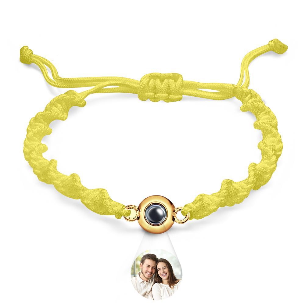 Pulsera De Proyección Personalizada Tejido Deportivo Regalo Simple - soufeeles