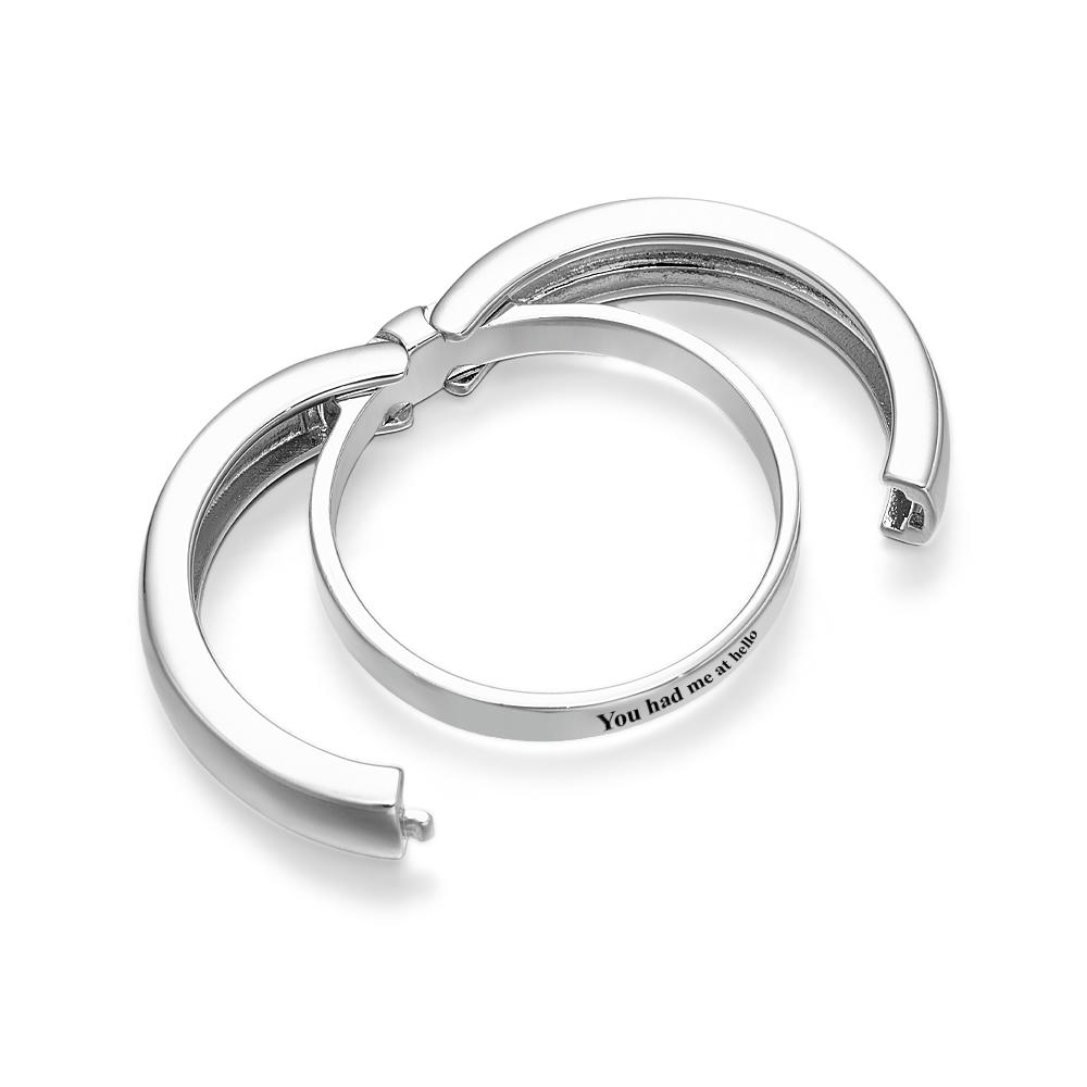 Anillo De Mensaje Secreto Personalizado, Anillo Que Se Puede Abrir, Joyería Minimalista Personalizada, Regalo Personalizado Para Él - soufeeles