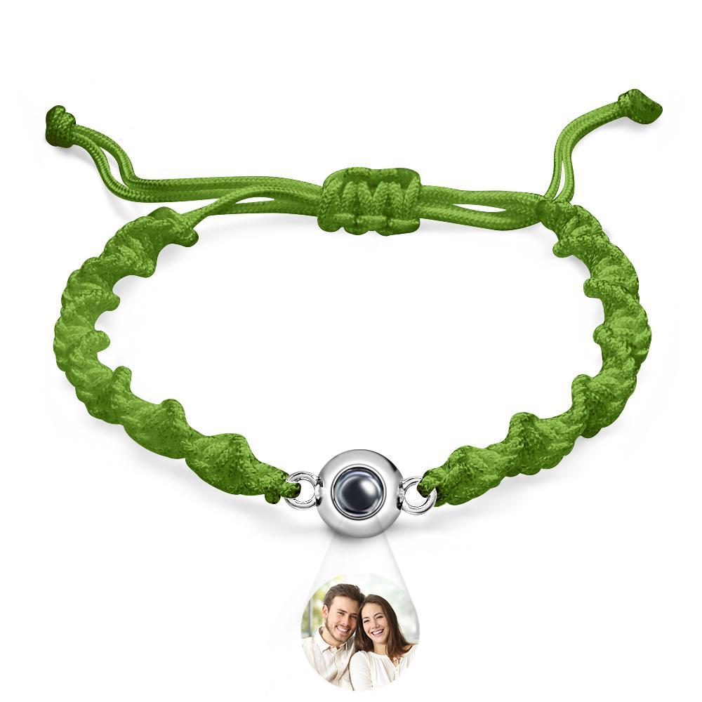 Pulsera De Proyección Personalizada Tejido Deportivo Regalo Simple - soufeeles