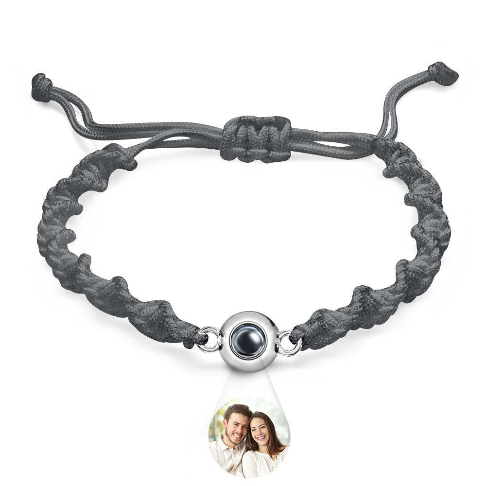 Pulsera De Proyección Personalizada Tejido Deportivo Regalo Simple - soufeeles