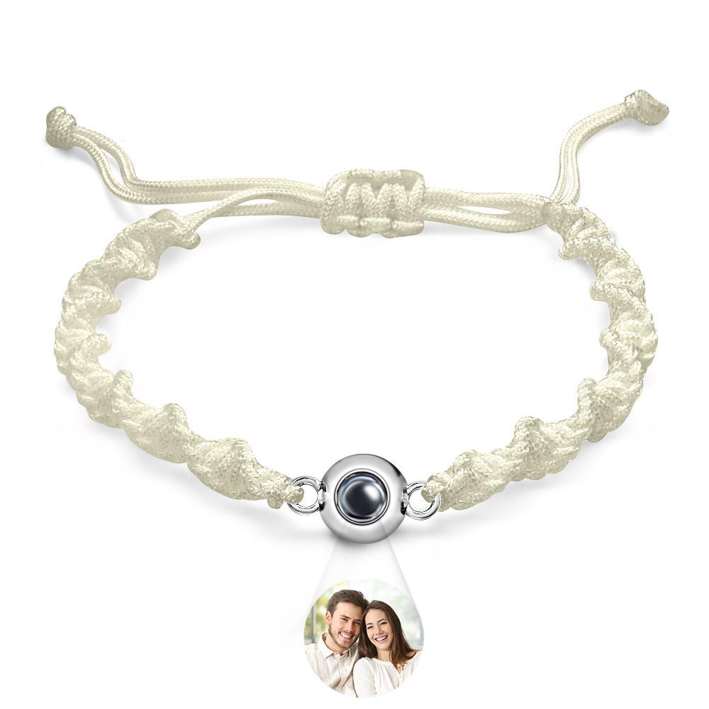 Pulsera De Proyección Personalizada Tejido Deportivo Regalo Simple - soufeeles