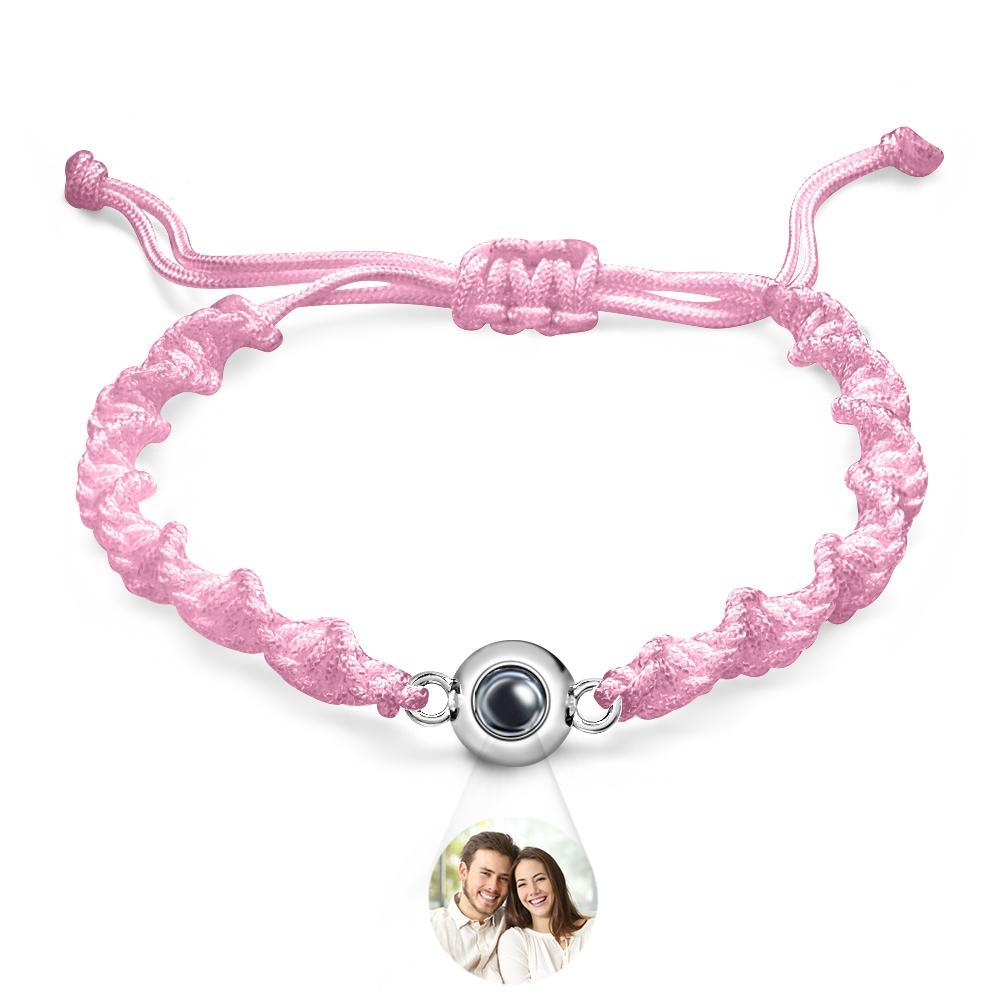 Pulsera De Proyección Personalizada Tejido Deportivo Regalo Simple - soufeeles