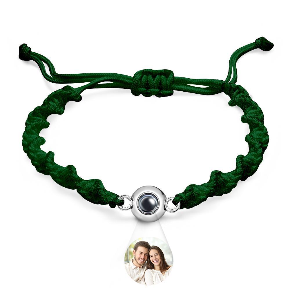Pulsera De Proyección Personalizada Tejido Deportivo Regalo Simple - soufeeles