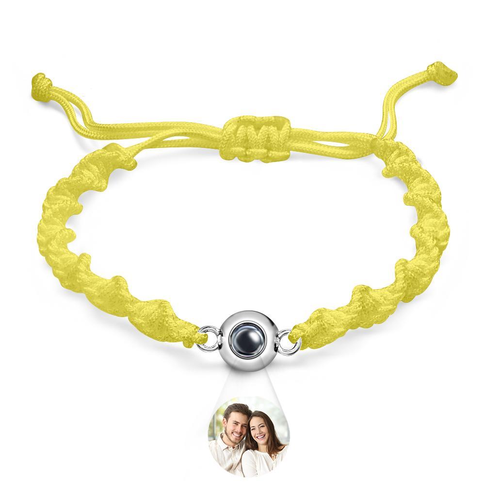 Pulsera De Proyección Personalizada Tejido Deportivo Regalo Simple - soufeeles