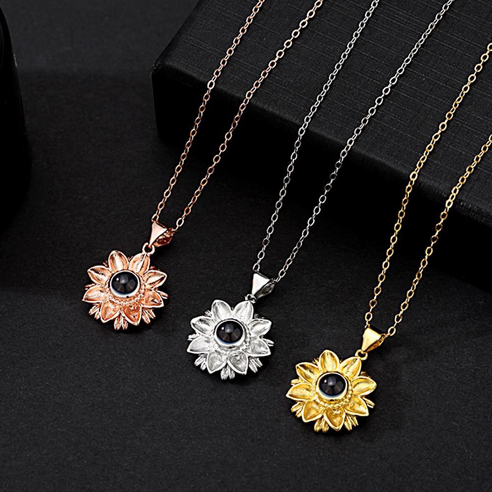 Collar De Proyección De Imágenes Personalizado Con Regalo De Forma Especial Para Su Persona Favorita - soufeeles