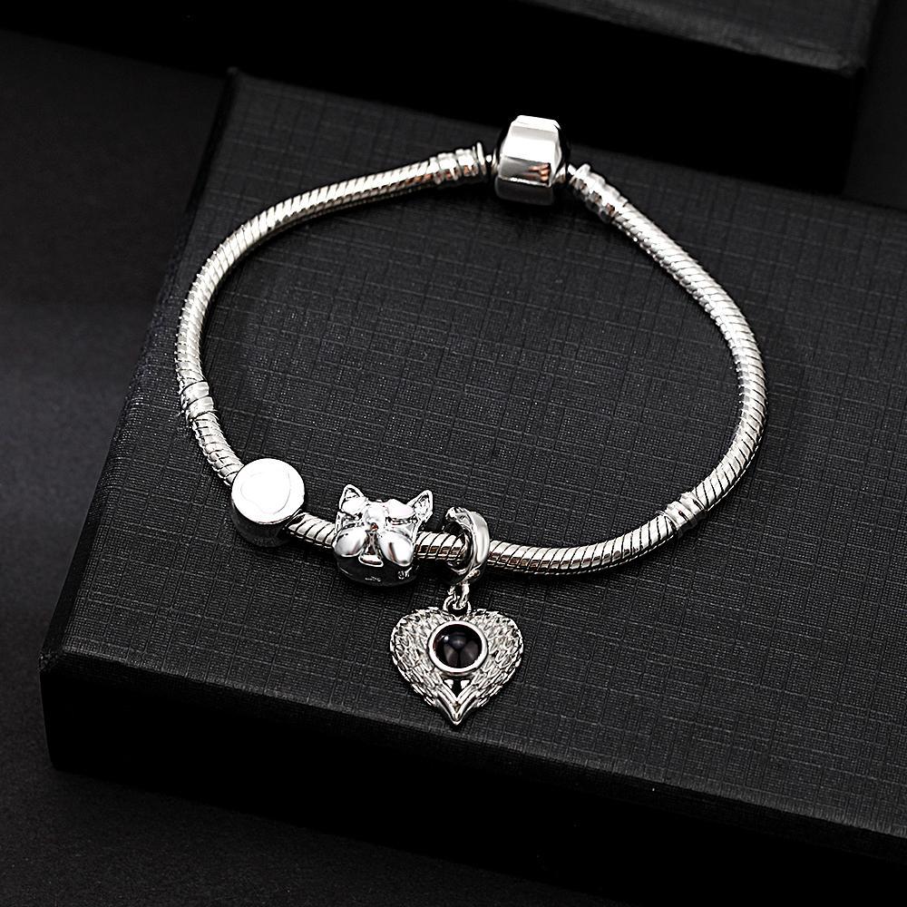 Pulsera De Proyección De Imágenes Personalizada Con Bonitos Adornos, El Mejor Regalo Para Ella - soufeeles