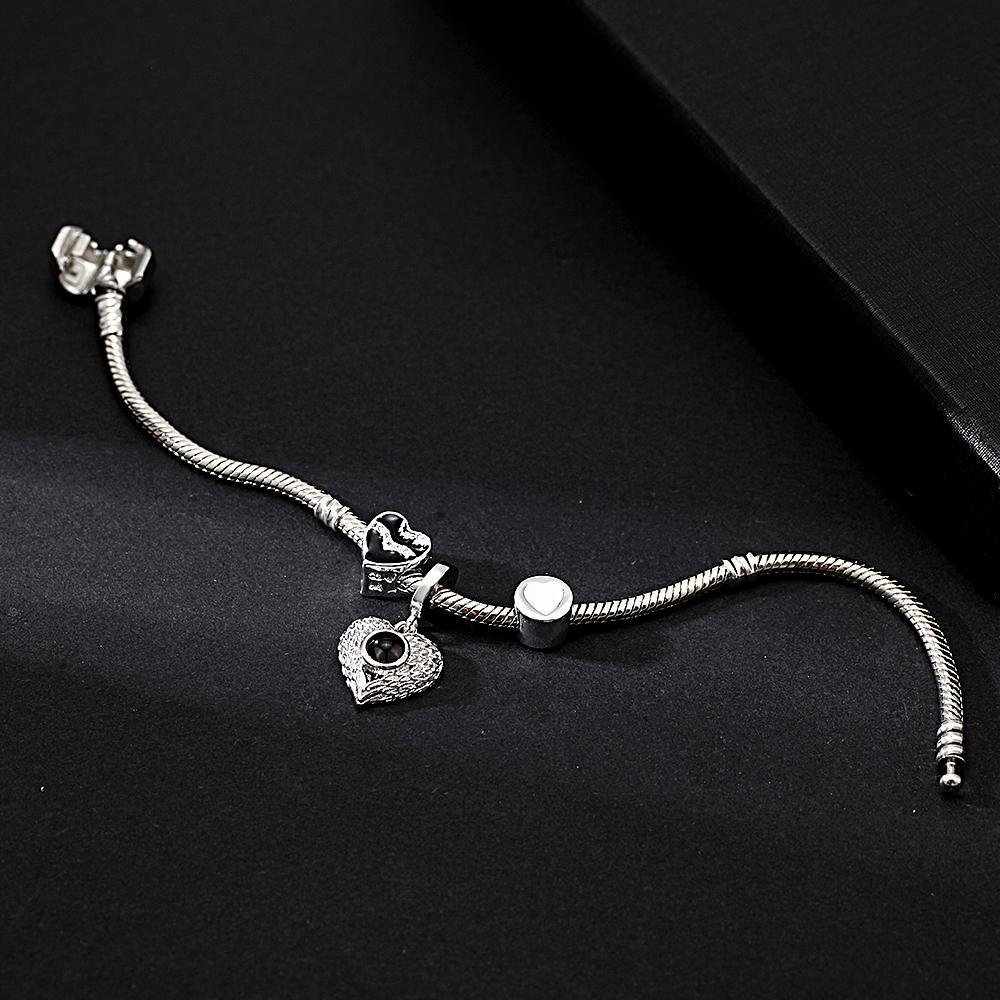 Pulsera De Proyección De Imágenes Personalizada Con Bonitos Adornos, El Mejor Regalo Para Ella - soufeeles