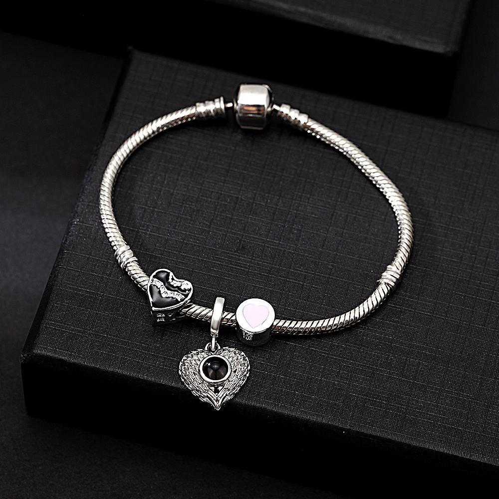 Pulsera De Proyección De Imágenes Personalizada Con Bonitos Adornos, El Mejor Regalo Para Ella - soufeeles