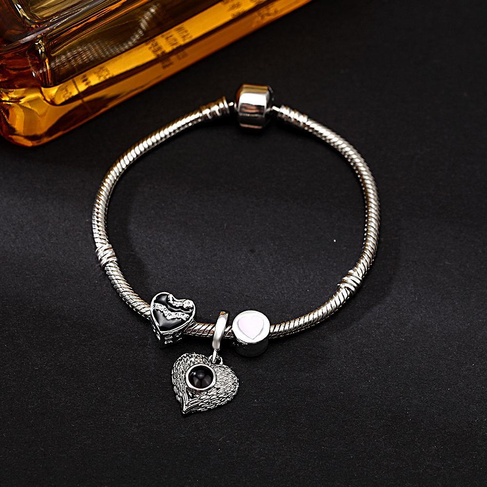 Pulsera De Proyección De Imágenes Personalizada Con Bonitos Adornos, El Mejor Regalo Para Ella - soufeeles