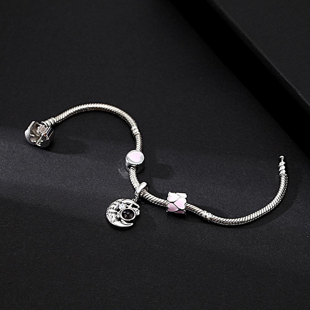 Pulsera De Proyección De Imágenes Personalizada Con Bonitos Adornos, El Mejor Regalo Para Ella - soufeeles