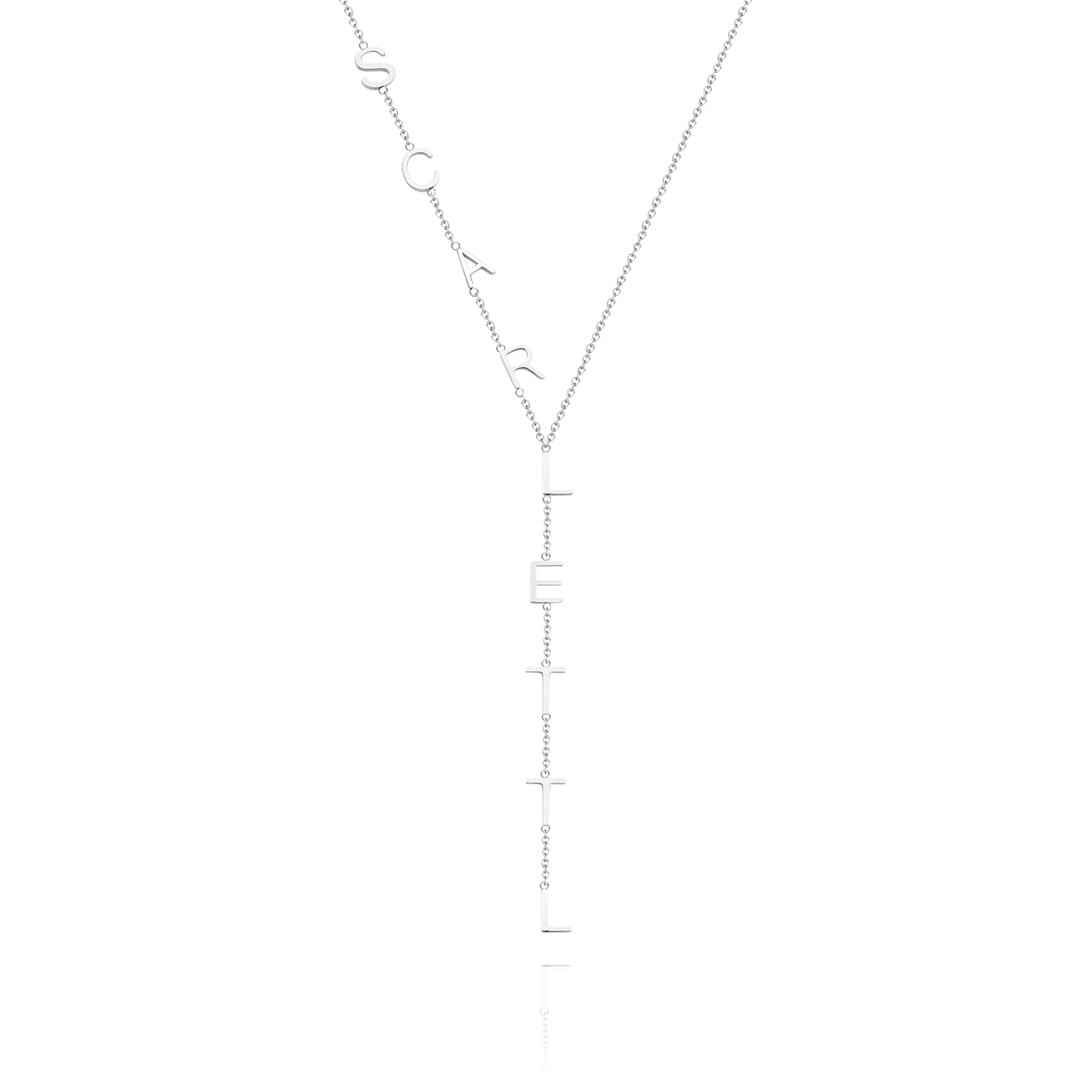 Collar Con Inicial Personalizado, Collar Con Nombre Personalizado, Collar Con Nombre Y, Regalo Personalizado Para Ella, Joyería De Dama De Honor - soufeeles