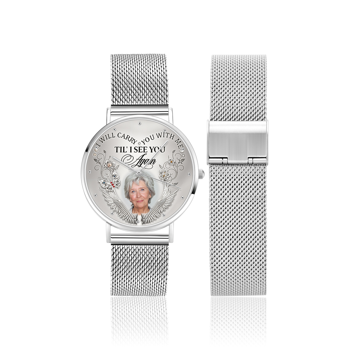 Reloj conmemorativo con foto personalizada Conmemorar regalos - soufeeles
