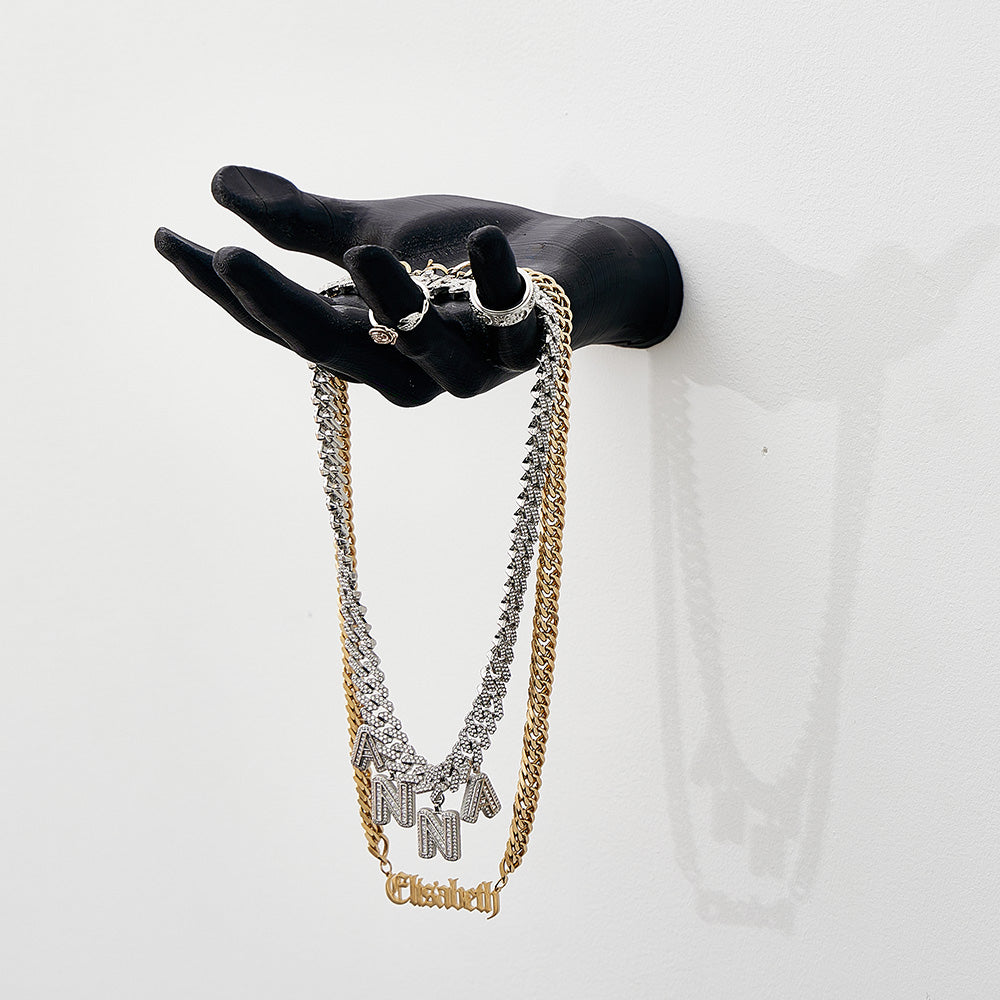 Gancho De Mano Montado En La Pared Soporte De Joyería Multiusos Para Montaje En Pared Regalos De Decoración Del Hogar - soufeeles