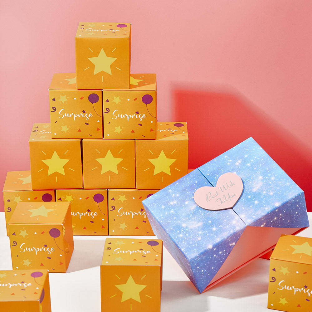 Caja De Regalo Sorpresa De Bricolaje Para Dinero En Efectivo Caja De Regalo Emergente Para Amante - soufeeles