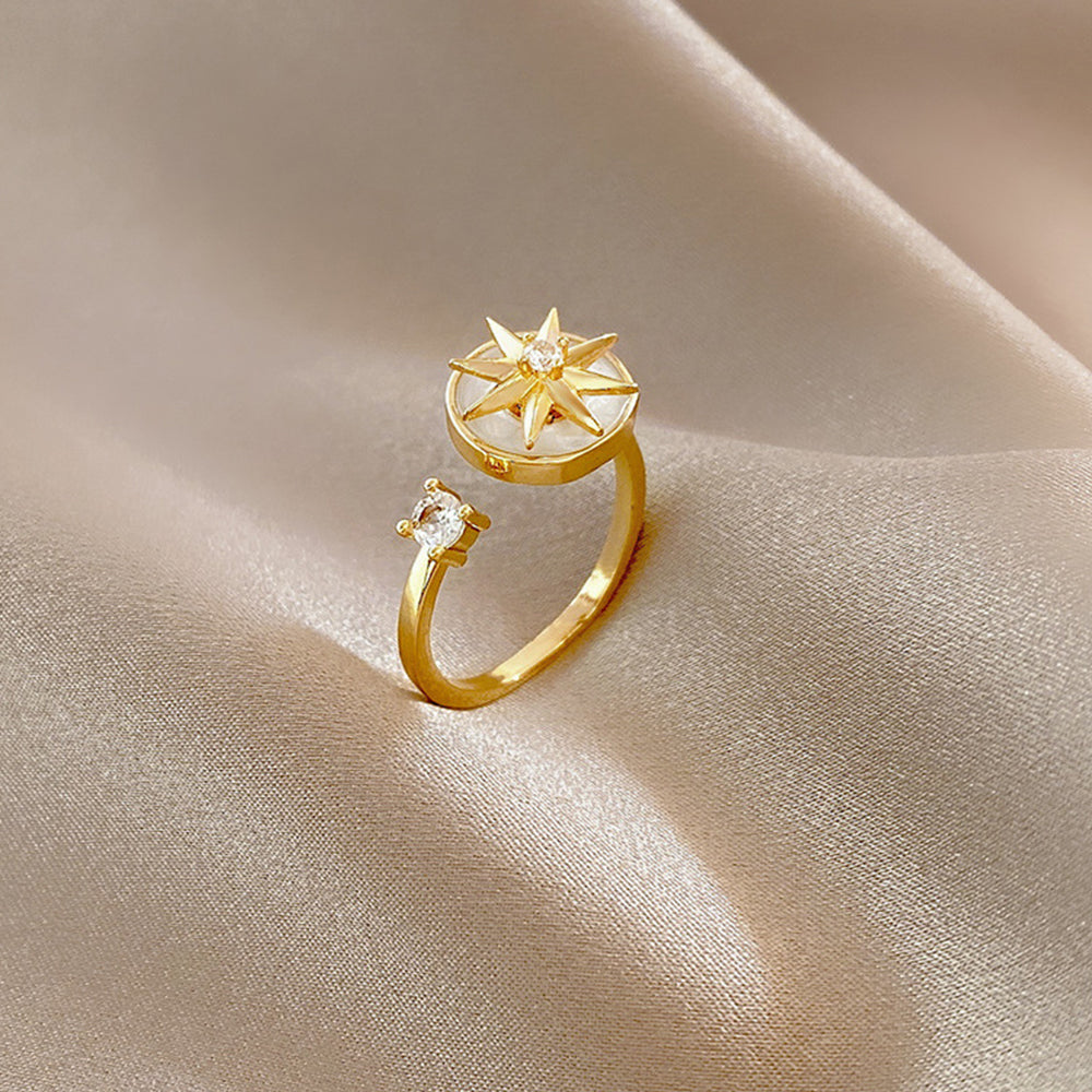 Anillo Giratorio De Ansiedad, Anillos Giratorios Antiansiedad, Regalo De Joyería Para Ella - soufeeles