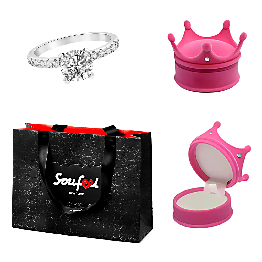 Caja De Princesa Y Anillo De Promesa - soufeeles