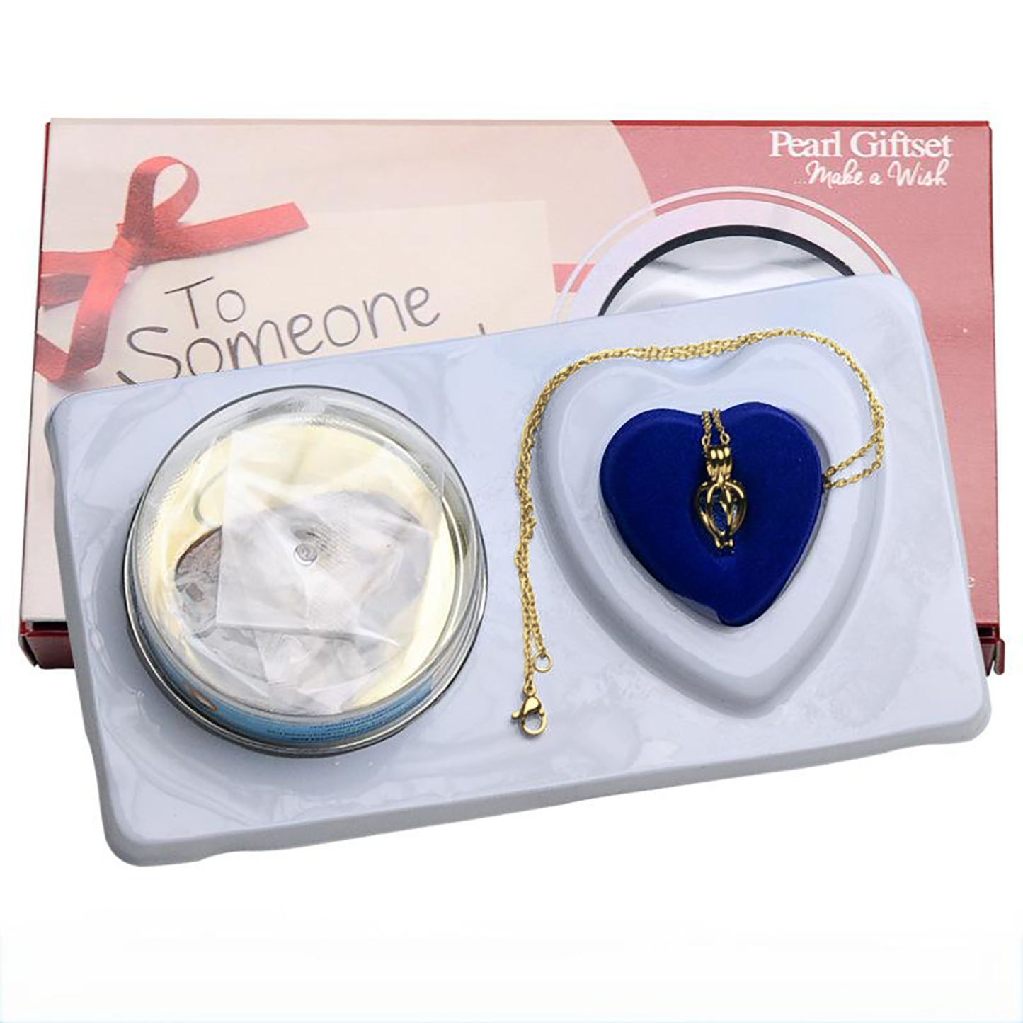 Collar De Perlas, Ostra De Perlas, Caja Ciega De Apertura Automática, Collar De Perlas, Colgante De Perlas, Regalo Sorpresa - soufeeles