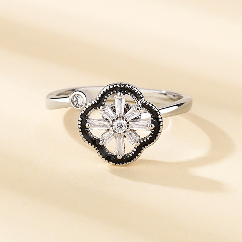 Anillo Giratorio Para Aliviar La Ansiedad, Anillo Giratorio Ajustable, Joyería, Regalos Para Mujeres - soufeeles