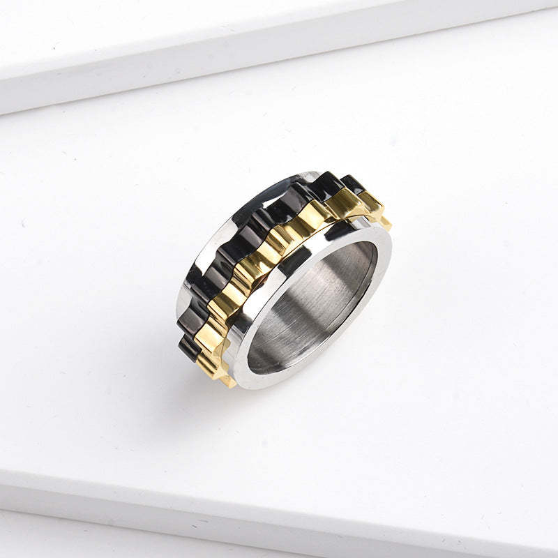 Anillo Giratorio Para Anillos De Ansiedad Para Aliviar El Estrés Y La Ansiedad Para Hombres - soufeeles