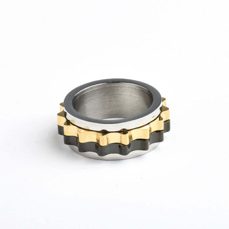 Anillo Giratorio Para Anillos De Ansiedad Para Aliviar El Estrés Y La Ansiedad Para Hombres - soufeeles
