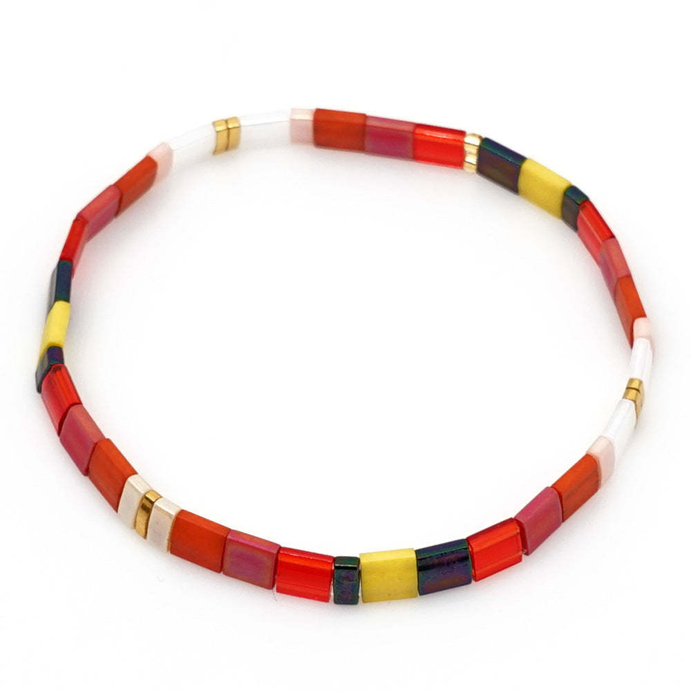Pulsera Tila Regalo Artesanal De Moda Vintage Para Amantes De La Joyería - soufeeles