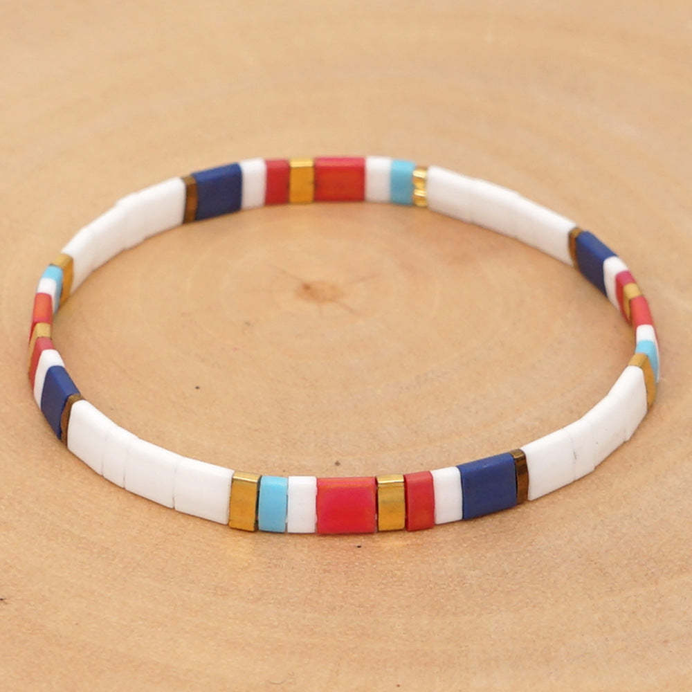 Pulsera De Cuentas Tila Moda Vintage Muestra Tu Amor Con Estilo - soufeeles