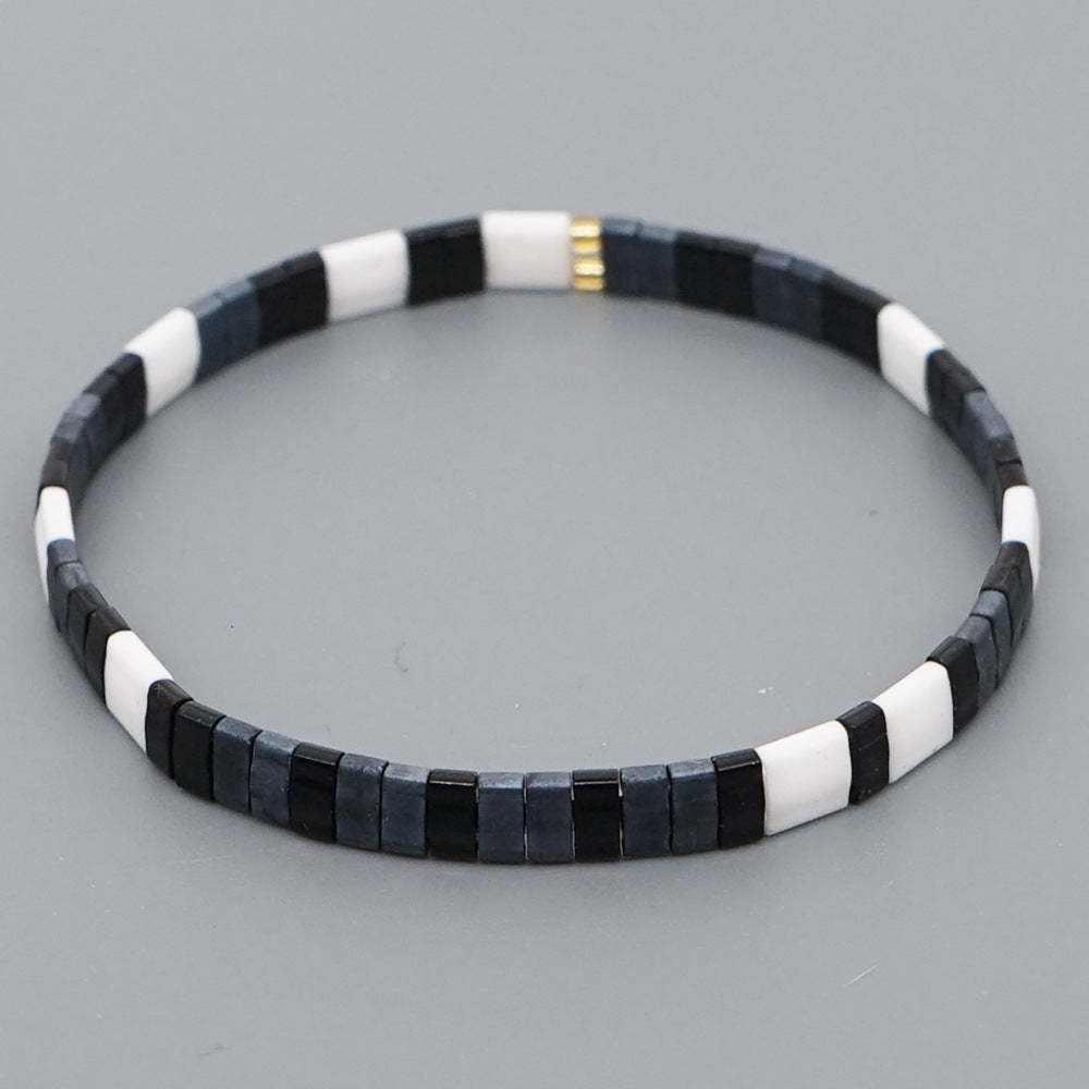 Regalo De Pulsera De Cuentas Tila Para La Fashionista - soufeeles