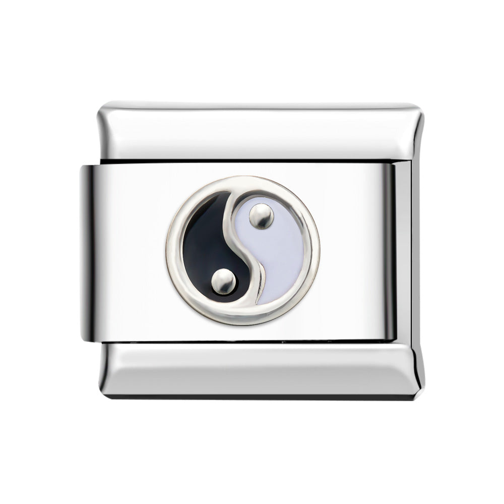 Charm Bagua Italiano Para Pulseras Charm Italianas Link Composable - soufeeles
