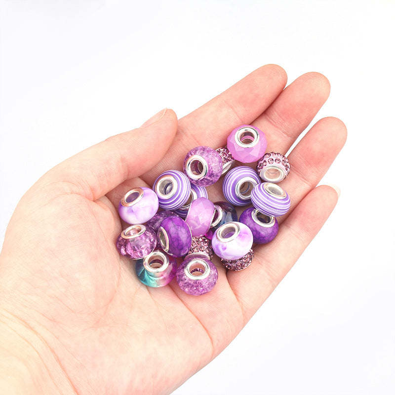 Kit Para Hacer Pulseras Diy Con Cuentas, Juego De Pulseras Coloridas Con Caja De Regalo, Regalo Para Niñas - soufeeles