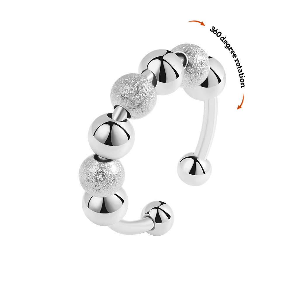 Anillo De Ansiedad Ajustable Para Aliviar La Ansiedad, Anillo De Descompresión, Regalo De Joyería - soufeeles