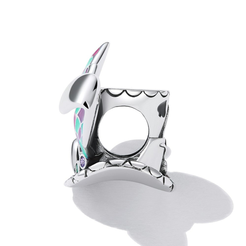 ciondolo con orecchie di coniglio e cappello magico in argento sterling 925 xs2234